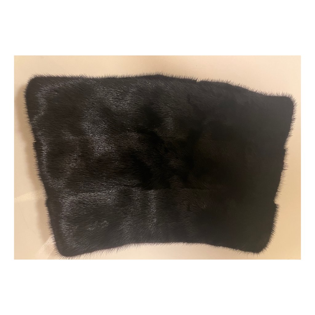 32 Paradis Sprung Freres Paris Black Fur Neck Warmer | Neck Collar